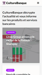 Mobile Screenshot of culturebanque.com